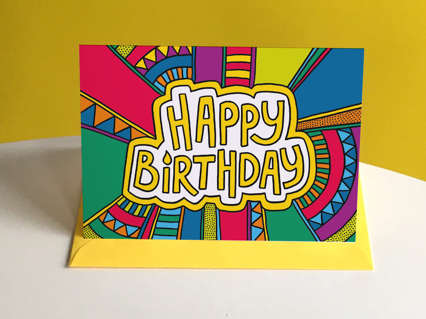 HAPPY BIRTHDAY – Colourful Greeting Card