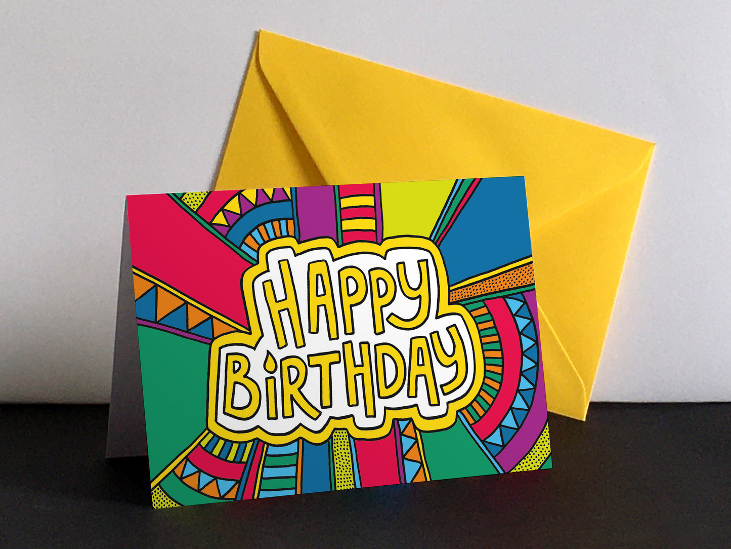 HAPPY BIRTHDAY – Colourful Greeting Card